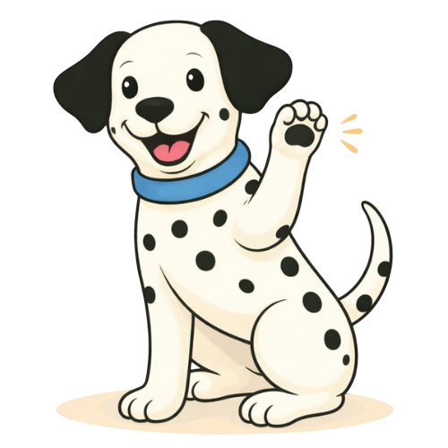 Waving Dalmatian
